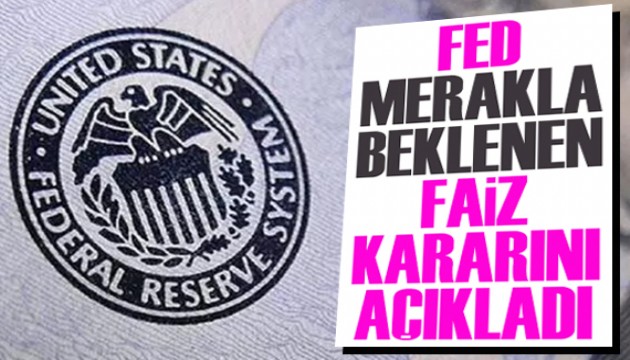 ABD Merkez Bankası Fed faizi 75 baz puan artırdı